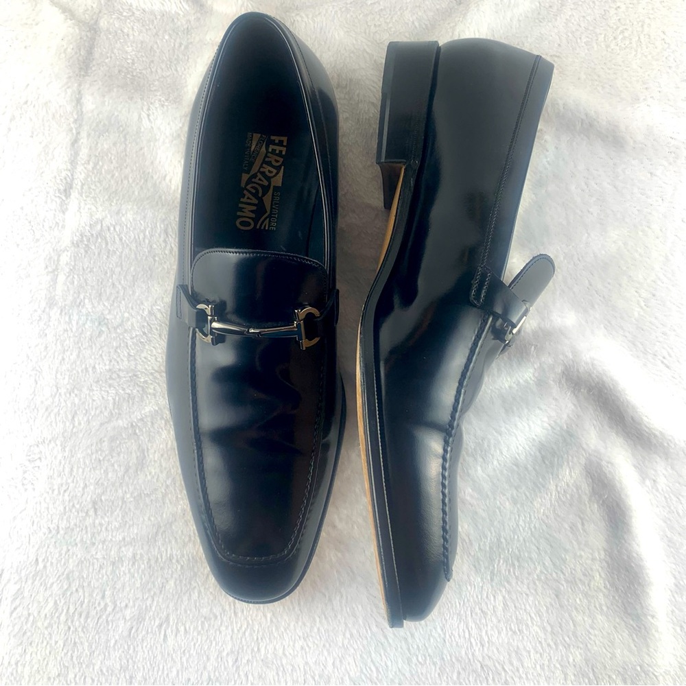 Salvatore Ferragamo Men's Black Loafers
